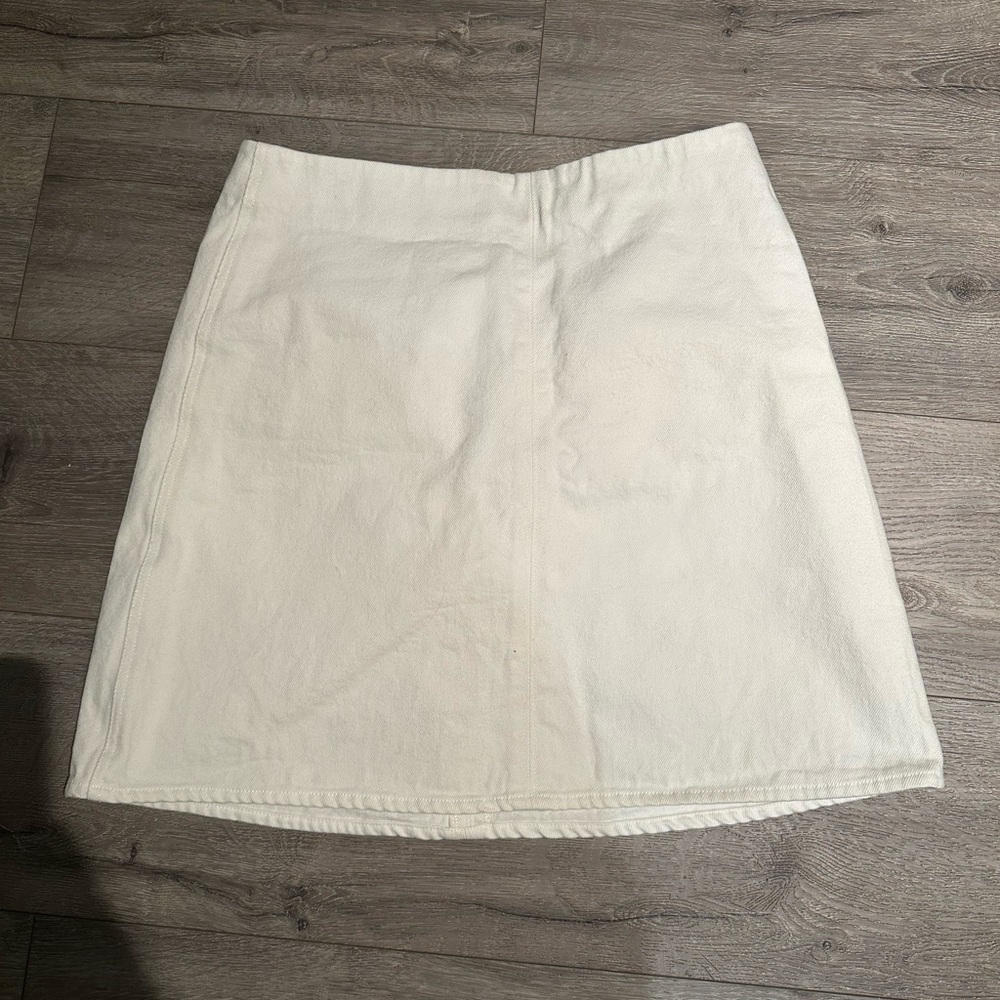Arket White Denim Women's Skirt